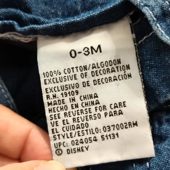 Vintage Pirate Mickey Overalls Disney - Picture 5 of 5